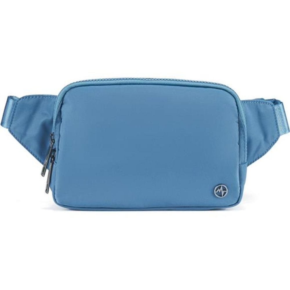 Everywhere Belt Bag Large 2L Fanny Pack Purse for Women and Me (Indigo Blue).